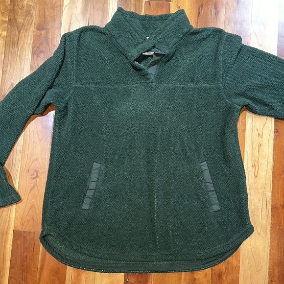 Army Green Warm jacket with pockets. - Picture 3 of 11